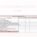 Standard Auto Insurance Quote Form Excel Template And Google Sheets ...